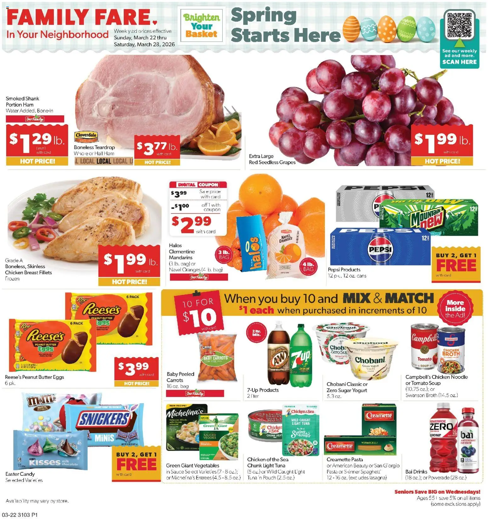 Family Fare Weekly Ad - valid from 22.03.2026 | Page: 1