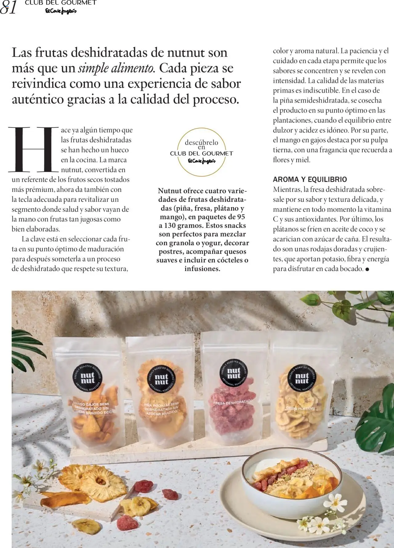 Nuevas ofertas de El Corte Inglés válidas en toda la República Mexicana desde el 29.09.2025. ¡Encuentra las mejores ofertas en El Corte Inglés - Catálogo Gourmet Magazine Otoño! | Página: 81 | Productos: Fresa, Azúcar, Aceite, Sobre