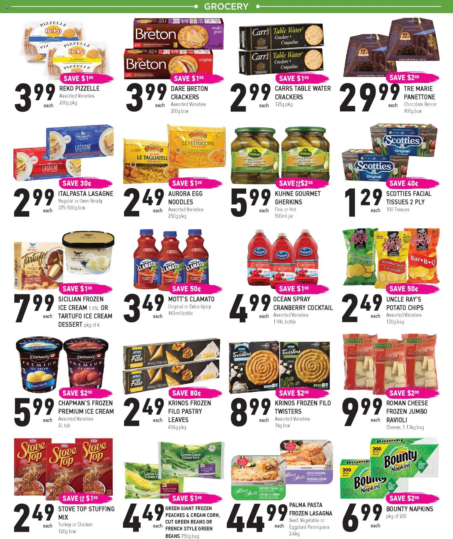 Coppas Fresh Market flyer valid from 18.12.2025 | Page: 3 | Products: Noodles, Ice cream, Box, Chicken