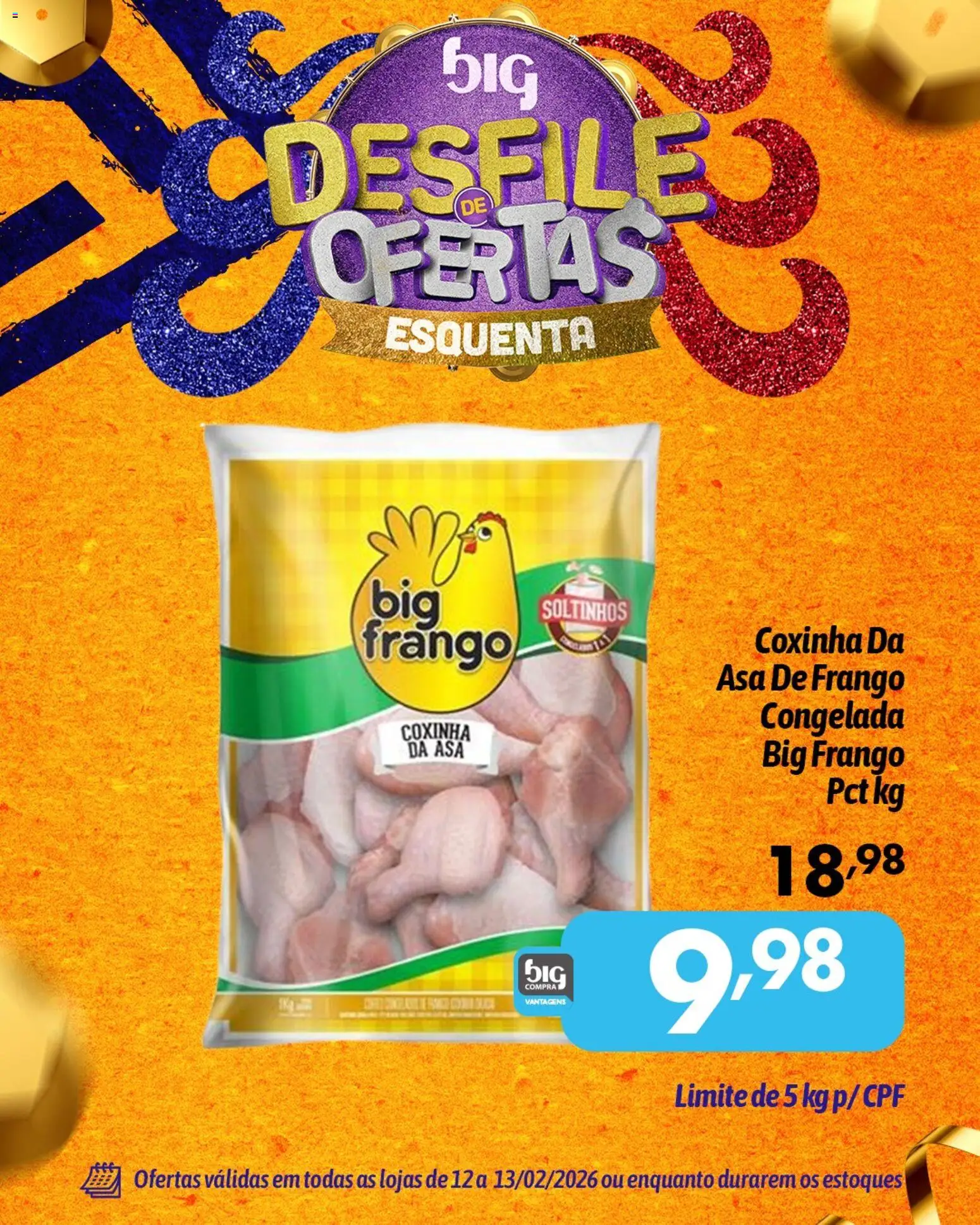 Big Compra Folheto - válido de 12.02.2026 | Página: 3 | Produtos: Asa de frango, Frango