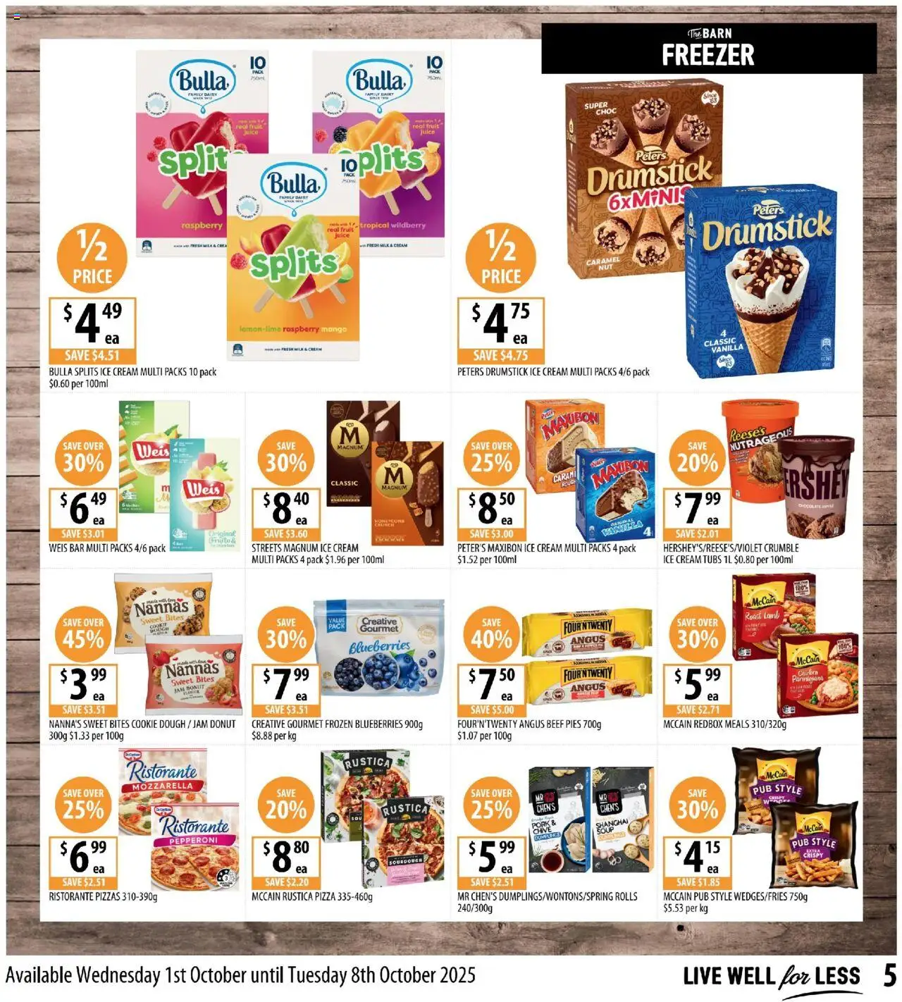 Supabarn catalogue - valid from 01.10.2025 | Page: 5 | Products: Milk, Dairy, Juice, Blueberries