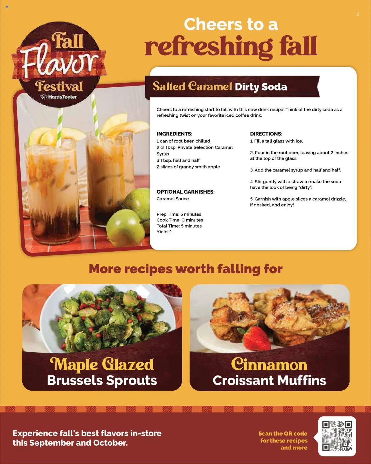 Harris Teeter Monthly Ad - valid from 10.09.2025 | Page: 2 | Products: Brussels Sprouts, Coffee, Sauce