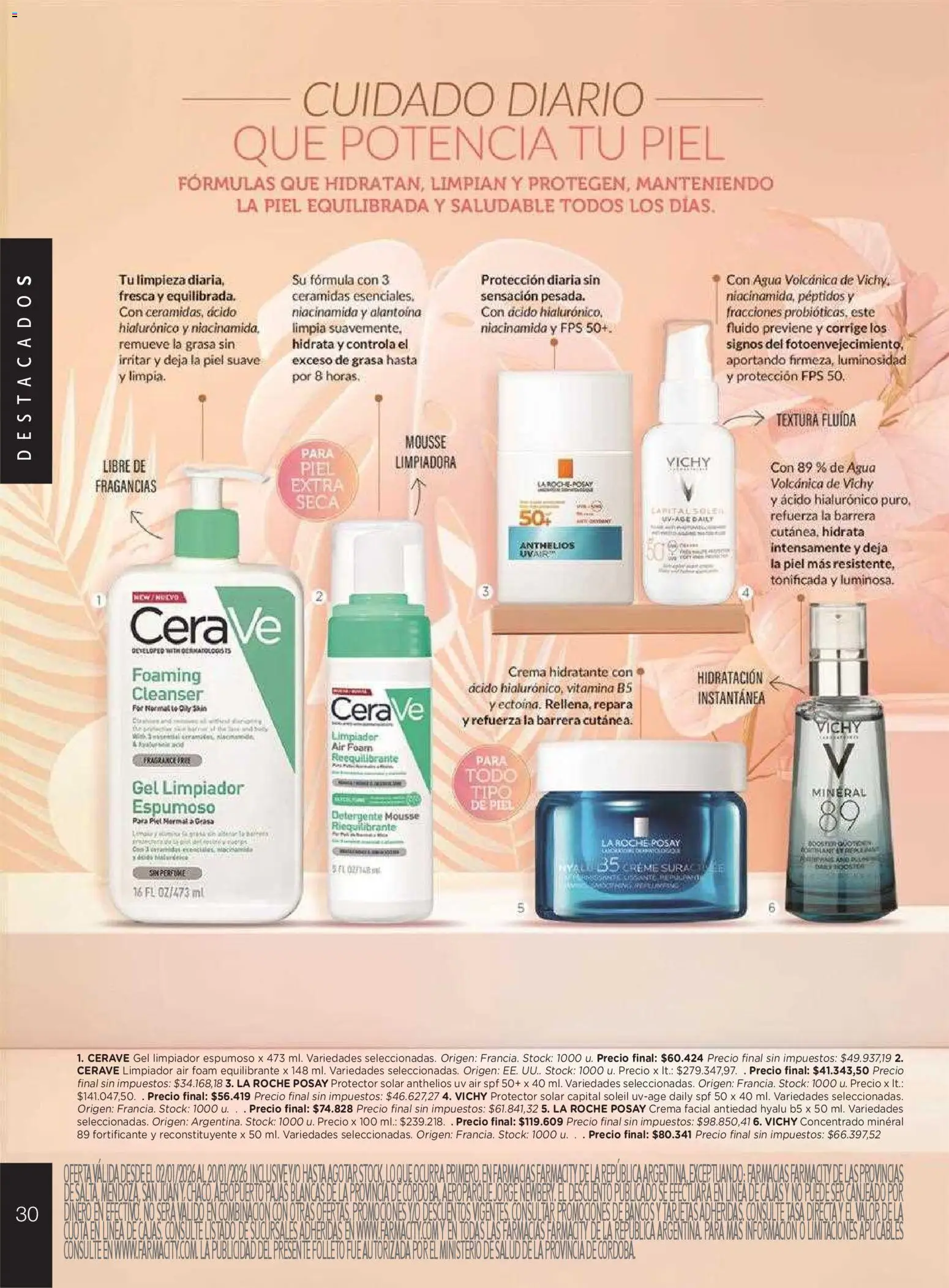 Farmacity catálogo │ válido desde el 02.01.2026 | Página: 30 | Productos: Perfume, Detergente, Mousse, Crema