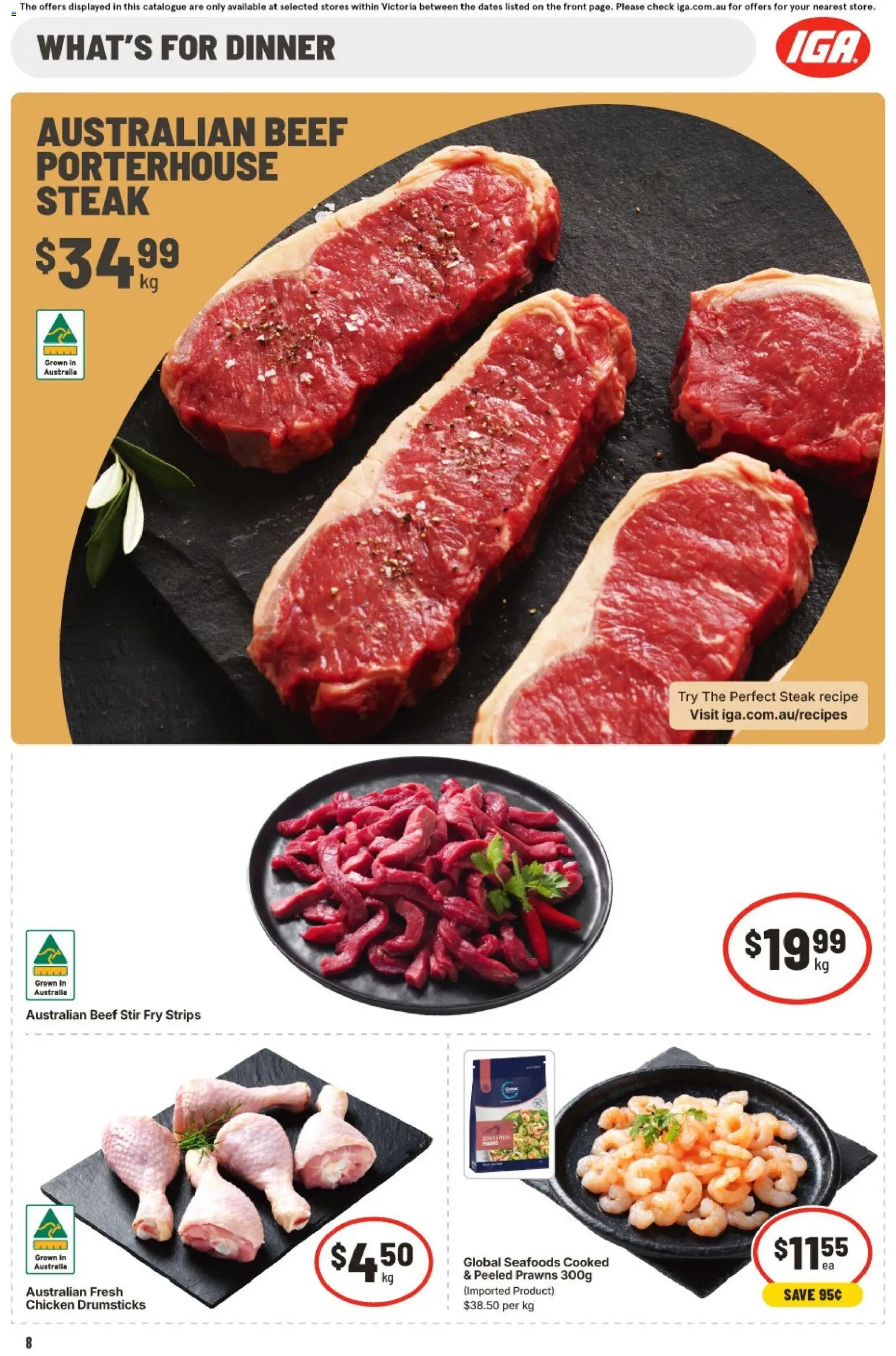 IGA catalogue - valid from 21.01.2026 | Page: 8 | Products: Dairy, Peanuts, Cream, Ice cream