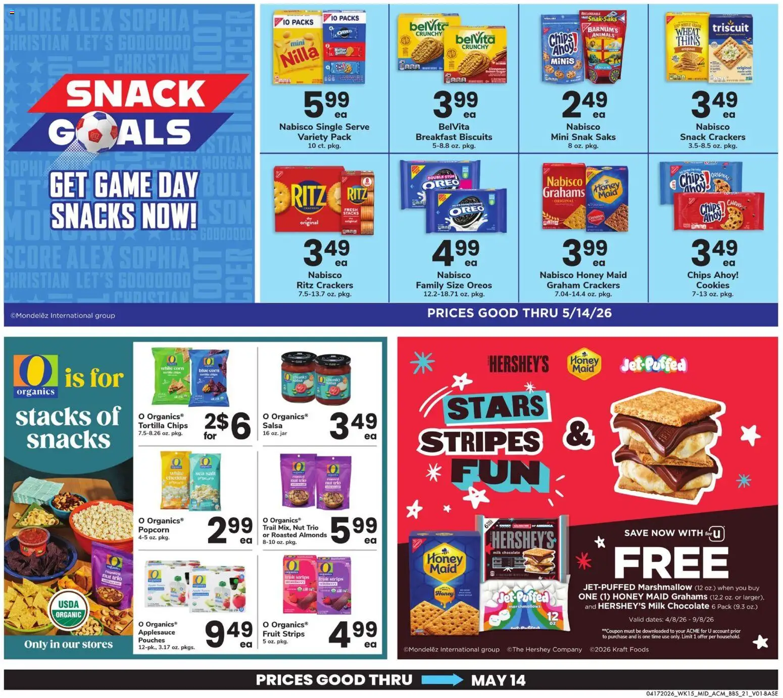 Acme Big Book of Savings - valid from 17.04.2026 | Page: 21 | Products: Milk, Cookies, Salt, Game