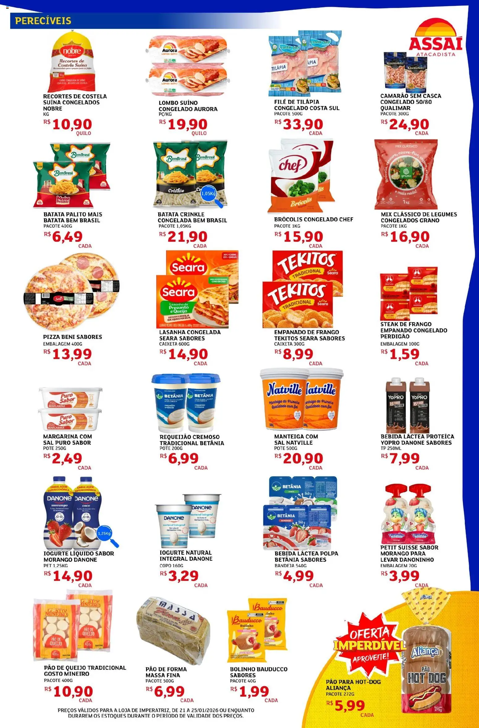 Assaí Atacadista Folheto - válido de 21.01.2026 | Página: 3 | Produtos: Coco, Ervilha, Aliança, Pão de queijo