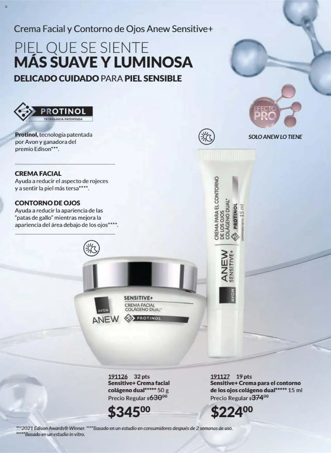 Nuevas ofertas de AVON válidas en toda la República Mexicana desde el 09.10.2025. ¡Encuentra las mejores ofertas en AVON - Campaña 16 2025! | Página: 17 | Productos: Contorno de ojos, Crema, Contorno