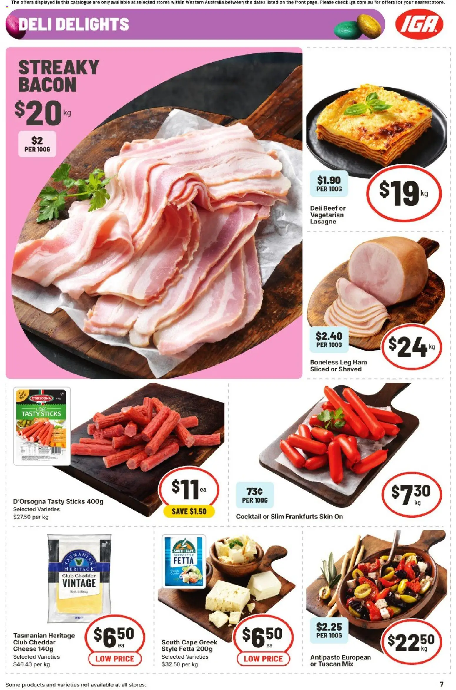 IGA catalogue - valid from 18.03.2026 | Page: 7 | Products: Apples, Mushrooms, Carrots, Bag