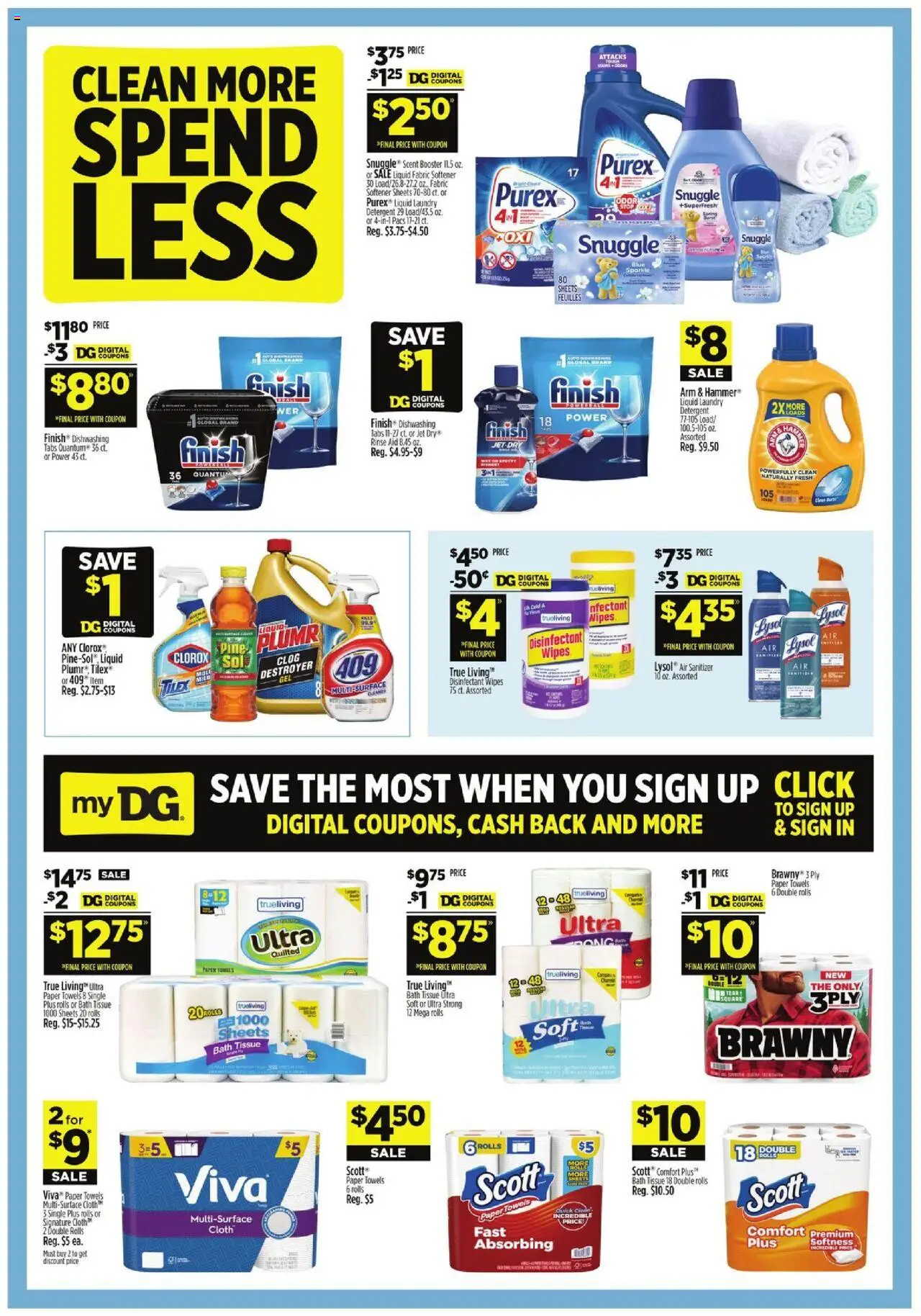 Dollar General Weekly Ad - valid from 28.09.2025 | Page: 12 | Products: Bath, Fabric softener, Detergent