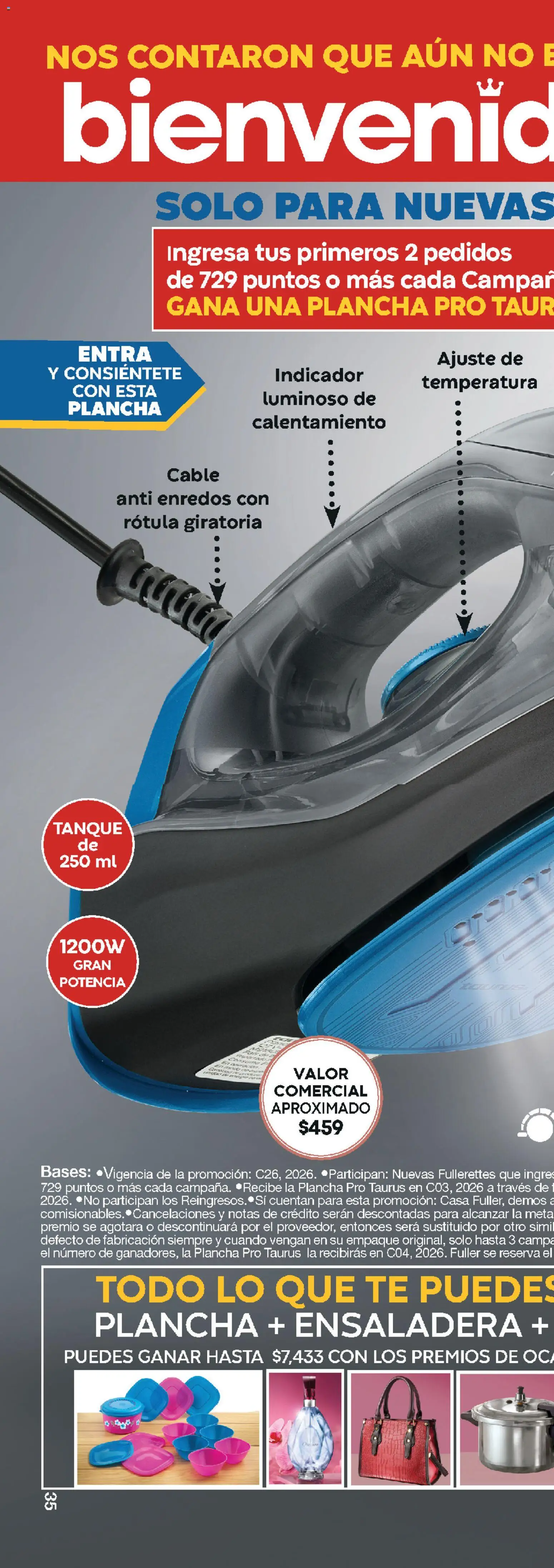 Nuevas ofertas de Fuller válidas en toda la República Mexicana desde el 01.04.2026. ¡Encuentra las mejores ofertas en Fuller Gana Mas C26 2026! | Página: 34