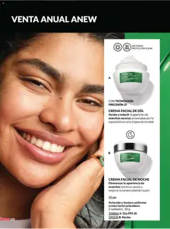 Nuevas ofertas de AVON válidas en toda la República Mexicana desde el 13.09.2025. ¡Encuentra las mejores ofertas en CREMA FACIAL DE DÍA, Ayuda a reducir la aparición de manchas oscuras provocadas por la exposición al sol y el paso de la edad.! | Página: 129 | Productos: Crema