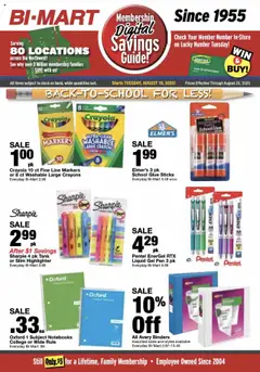 Preview of Bi-Mart weekly ads valid from 19.08.2025