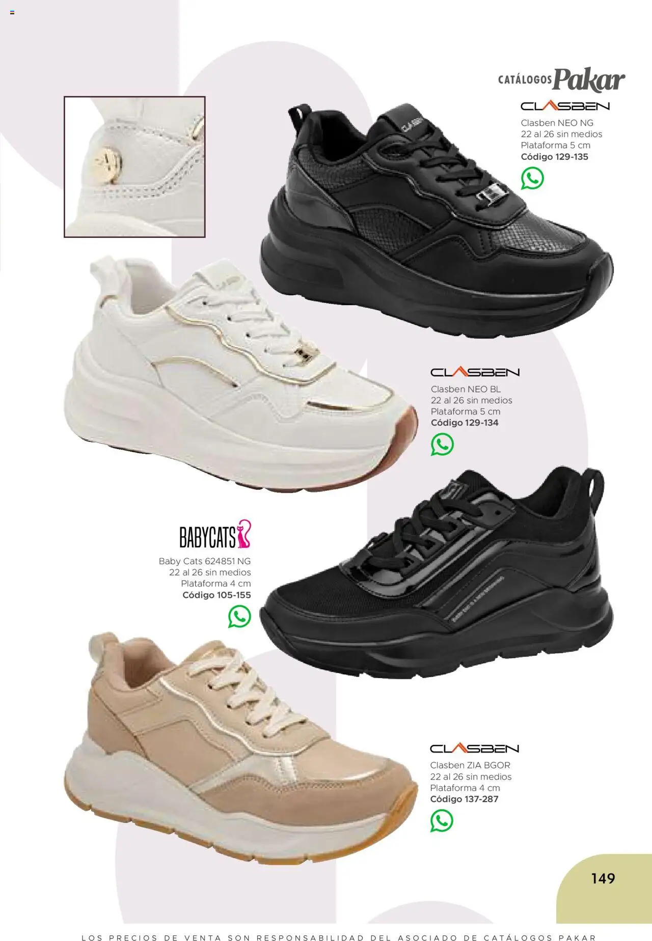 Nuevas ofertas de SC Pakar válidas en toda la República Mexicana desde el 24.07.2025. ¡Encuentra las mejores ofertas en SC Pakar - Catálogo Casual otoño / invierno! | Página: 149