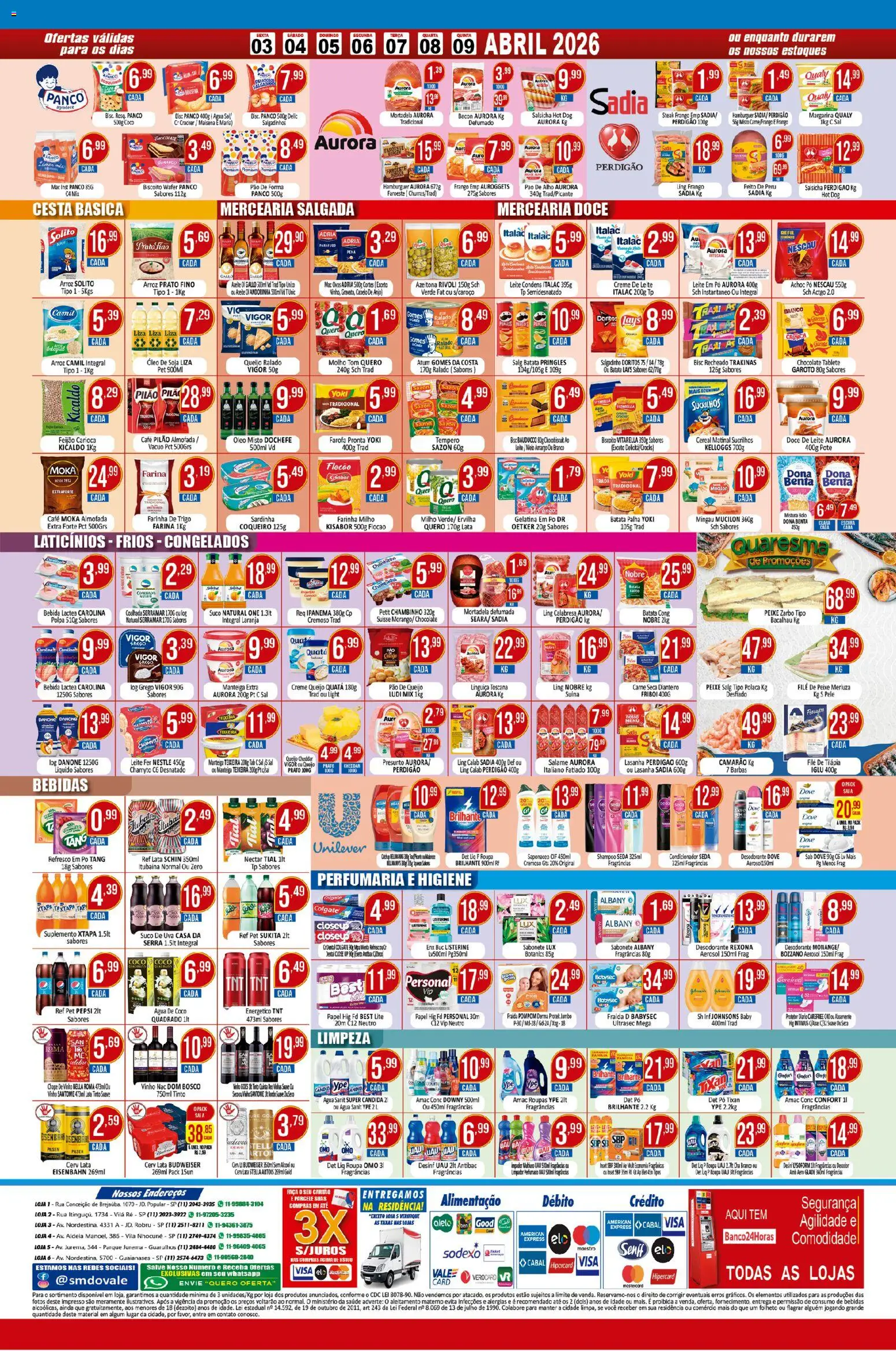 Dovale Folheto - válido de 03.04.2026 | Página: 2 | Produtos: Feijão, Óleo, Vinho, Sabonete