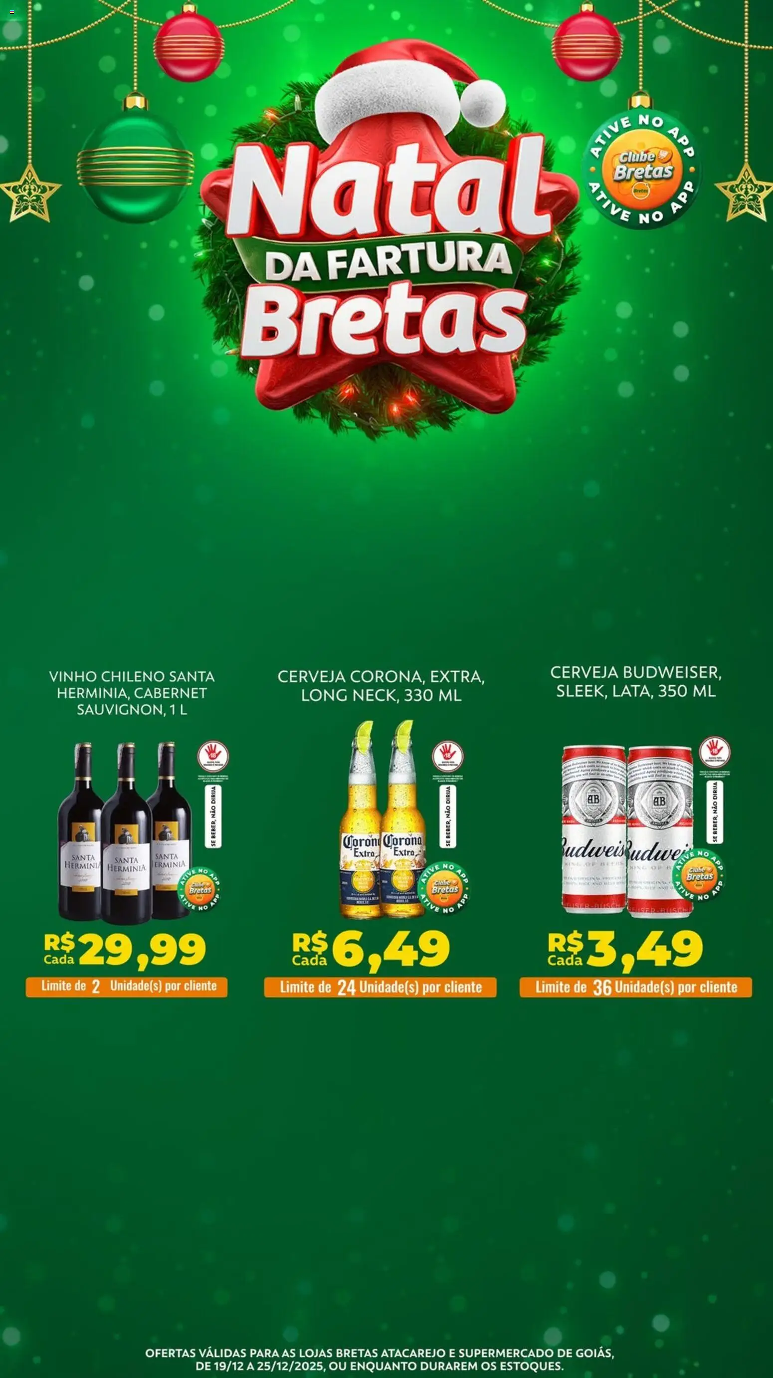 Bretas Folheto - válido de 19.12.2025 | Página: 3 | Produtos: Vinho, Cerveja