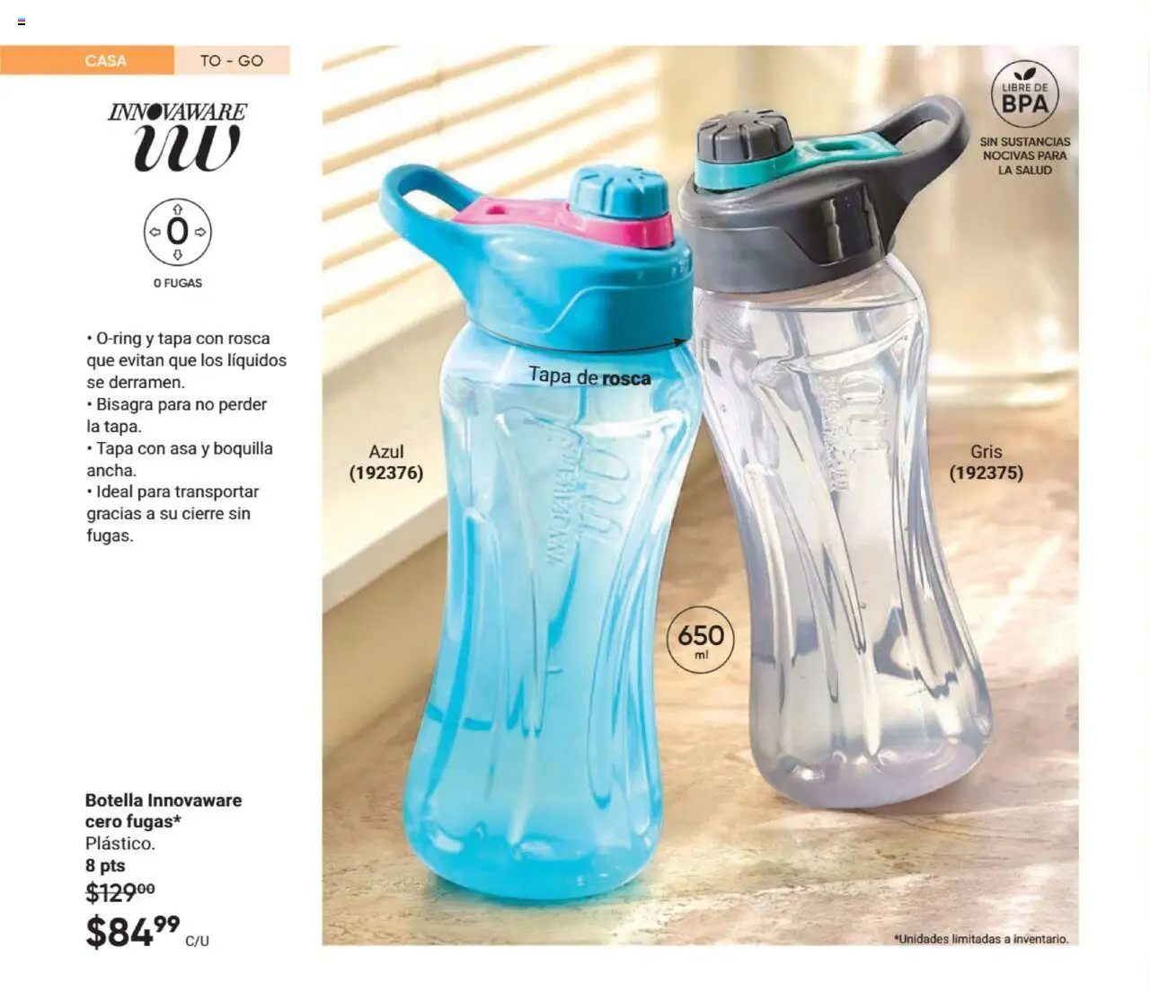 Nuevas ofertas de AVON válidas en toda la República Mexicana desde el 09.10.2025. ¡Encuentra las mejores ofertas en AVON - Casa & Estilo 16 2025! | Página: 58 | Productos: Bisagra, Botella