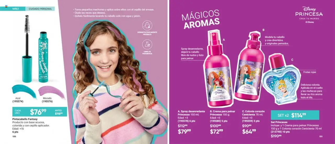 Nuevas ofertas de AVON válidas en toda la República Mexicana desde el 11.07.2025. ¡Encuentra las mejores ofertas en AVON casa & Estilo 11 2025! | Página: 76 | Productos: Crema, Cepillo, Agua, Sobre