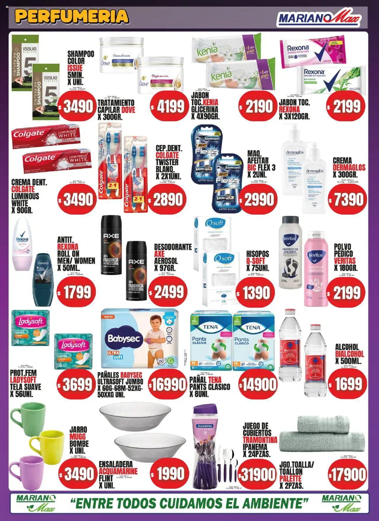 Mariano Max - Catálogo │ válido desde el 02.09.2025 | Página: 6 | Productos: Polvo, Shampoo, Tintura, Pañales