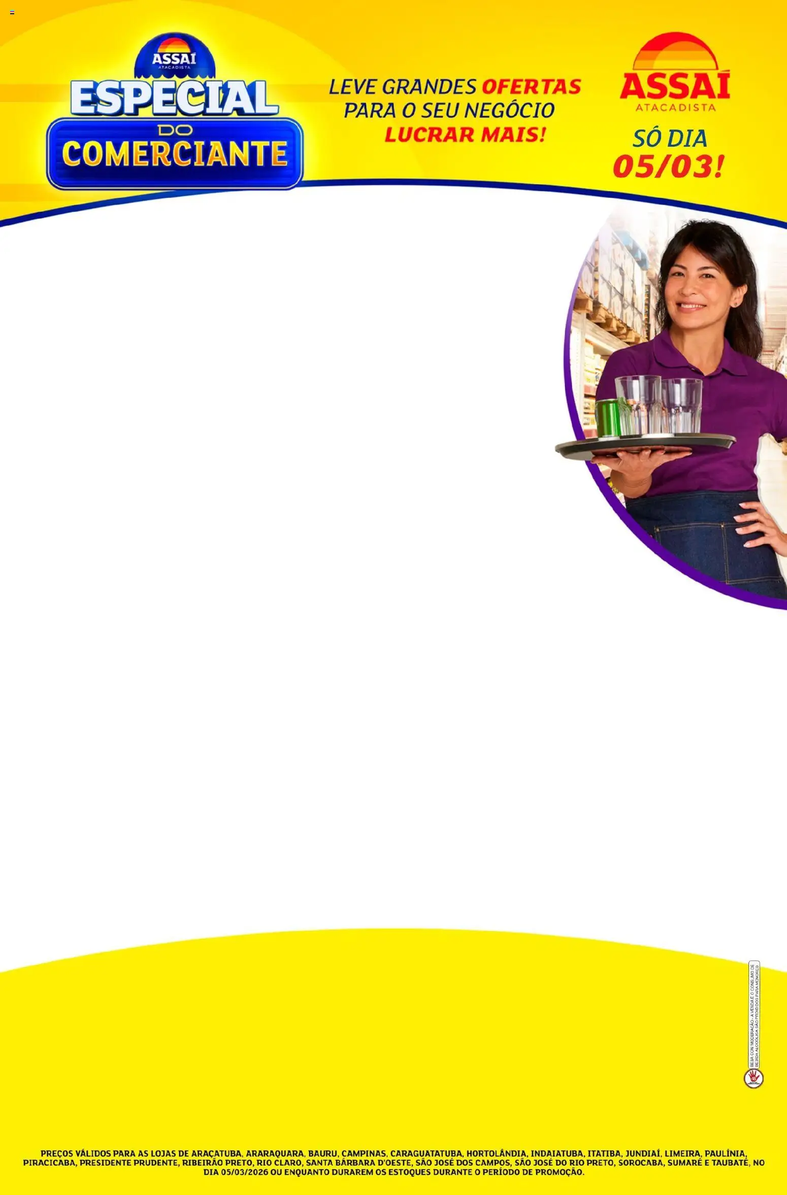Assaí Atacadista Folheto - válido de 16.04.2026 | Página: 1 | Produtos: Bebida