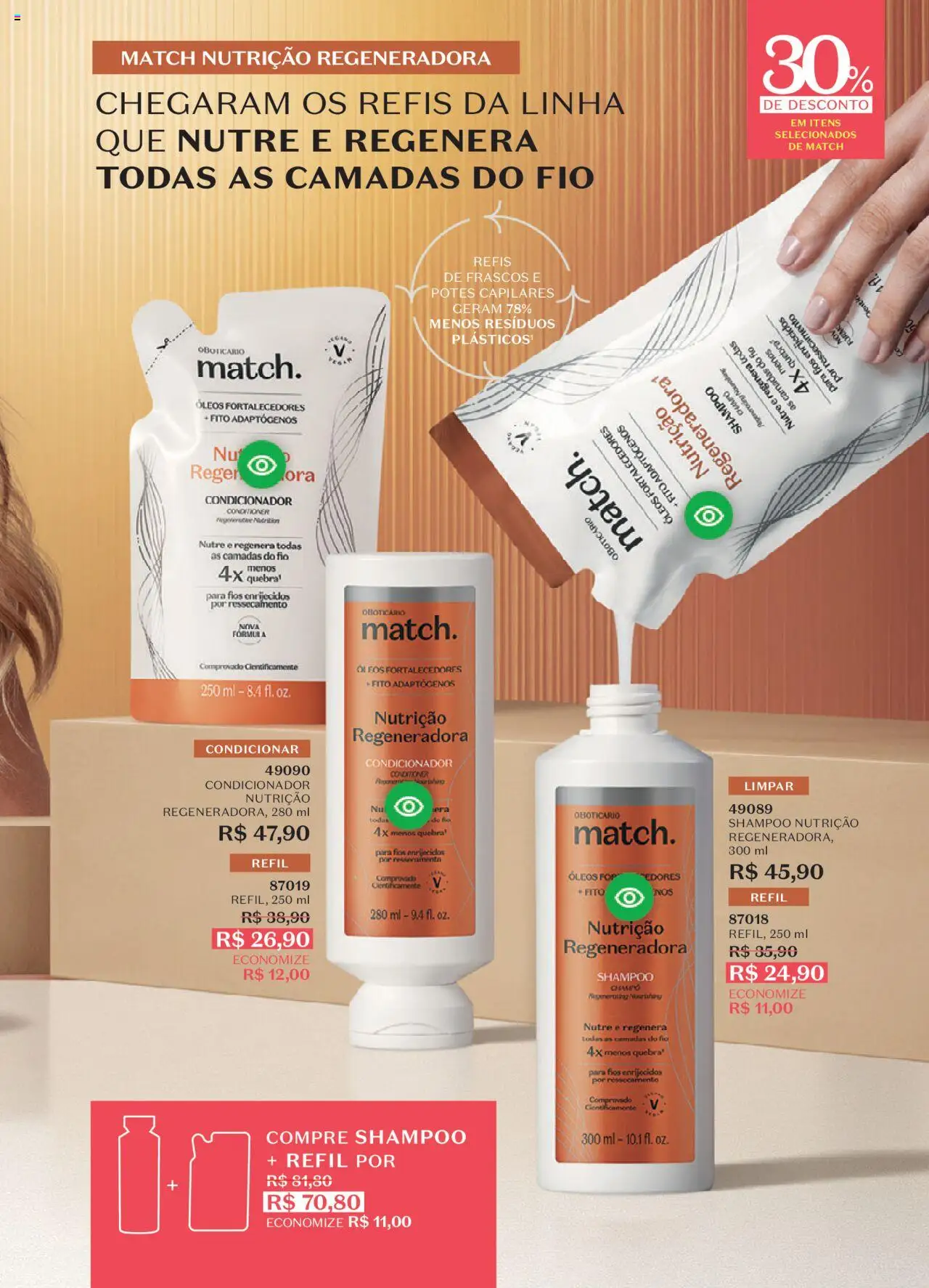 O Boticário Folheto - válido de 11.08.2025 | Página: 152 | Produtos: Shampoo, Condicionador, Potes