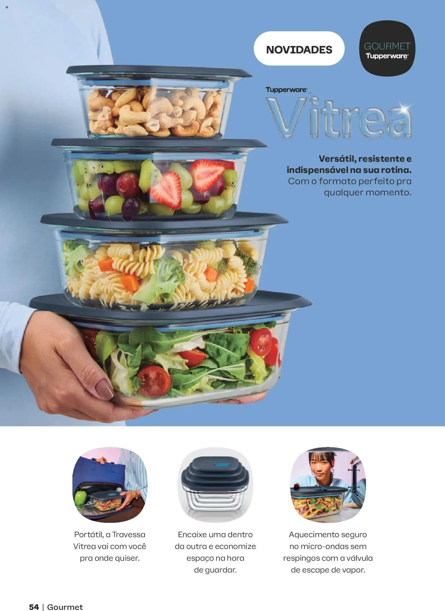 Tupperware Folheto - válido de 01.05.2026 | Página: 54 | Produtos: Travessa, Microondas