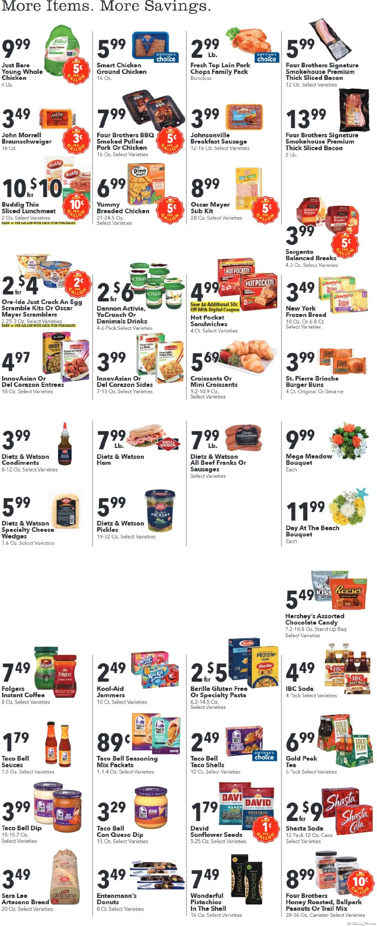 Coborn's Weekly Ad - valid from 10.08.2025 | Page: 5 | Products: Chocolate, Cream, Sausage, Croissants