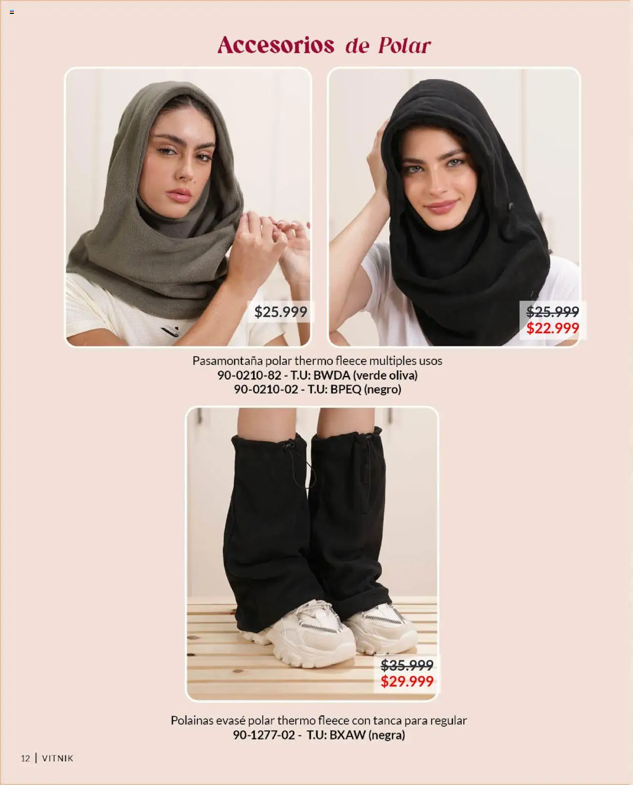 Vitnik catálogo Accesorios │ válido desde el 08.08.2025 | Página: 12 | Productos: Oliva, Polainas