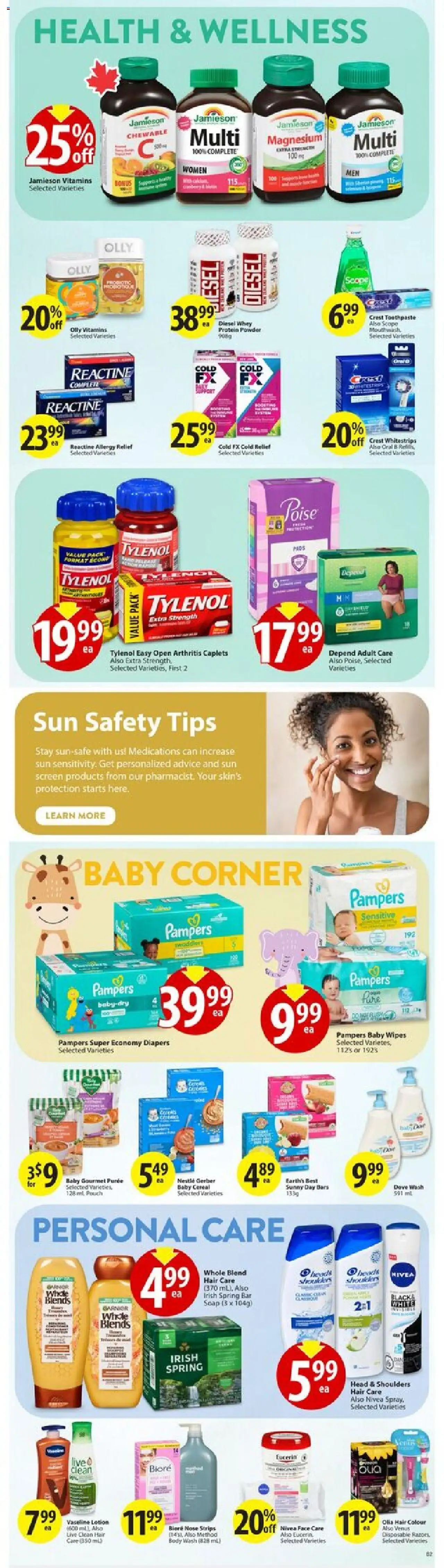 Save on foods flyer valid from 14.08.2025 | Page: 24 | Products: Powder, Soap, Body wash, Toothpaste