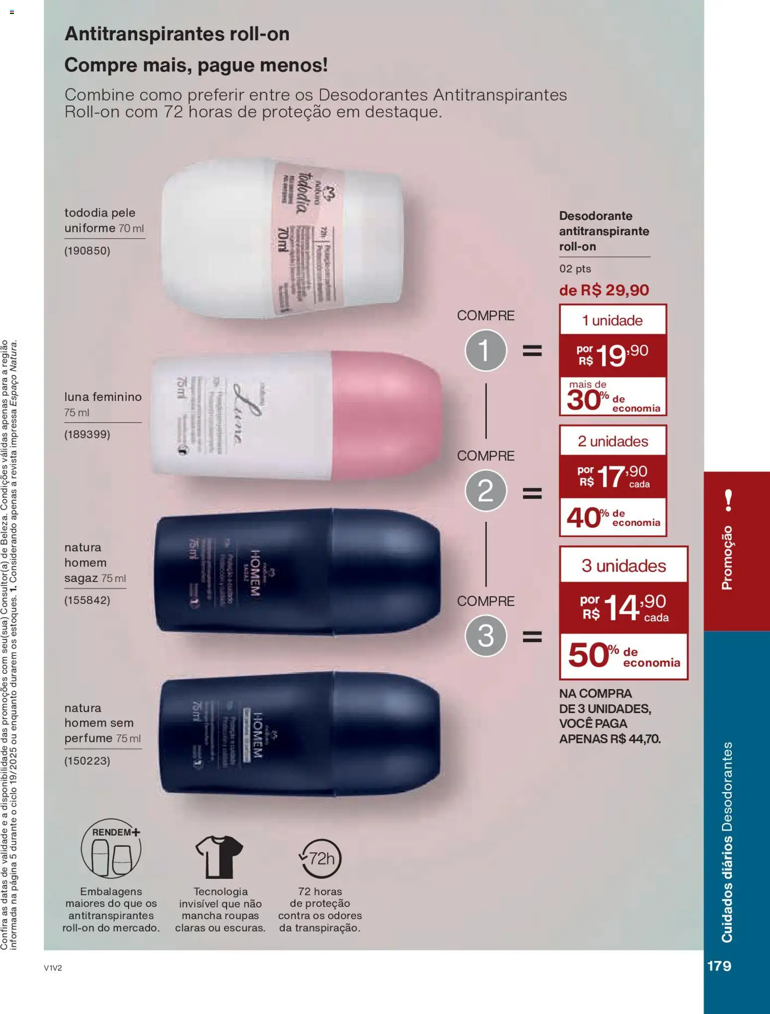 Natura Folheto - válido de 26.11.2025 | Página: 179 | Produtos: Perfume, Desodorante, Revista, Roupas