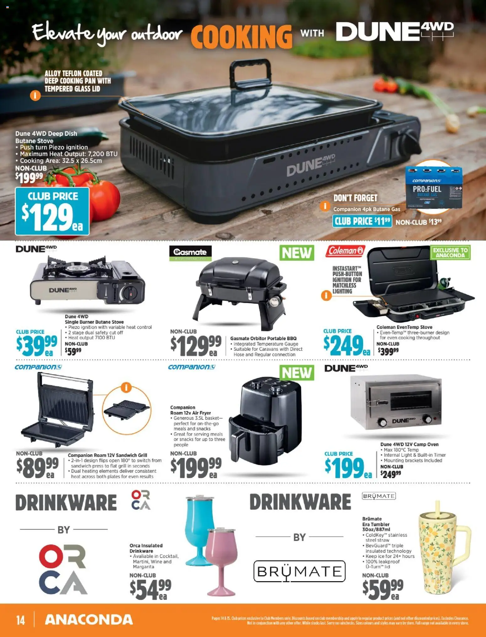 Anaconda catalogue - valid from 27.10.2025 | Page: 14 | Products: Portable, Oven, Stove, Grill