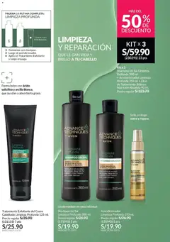 Vista previa de folleto Avon - Ciclo 01 de la Avon válido desde 01.01.2026 | Página: 157 | Productos: Exfoliante, Shampoo, Acondicionador