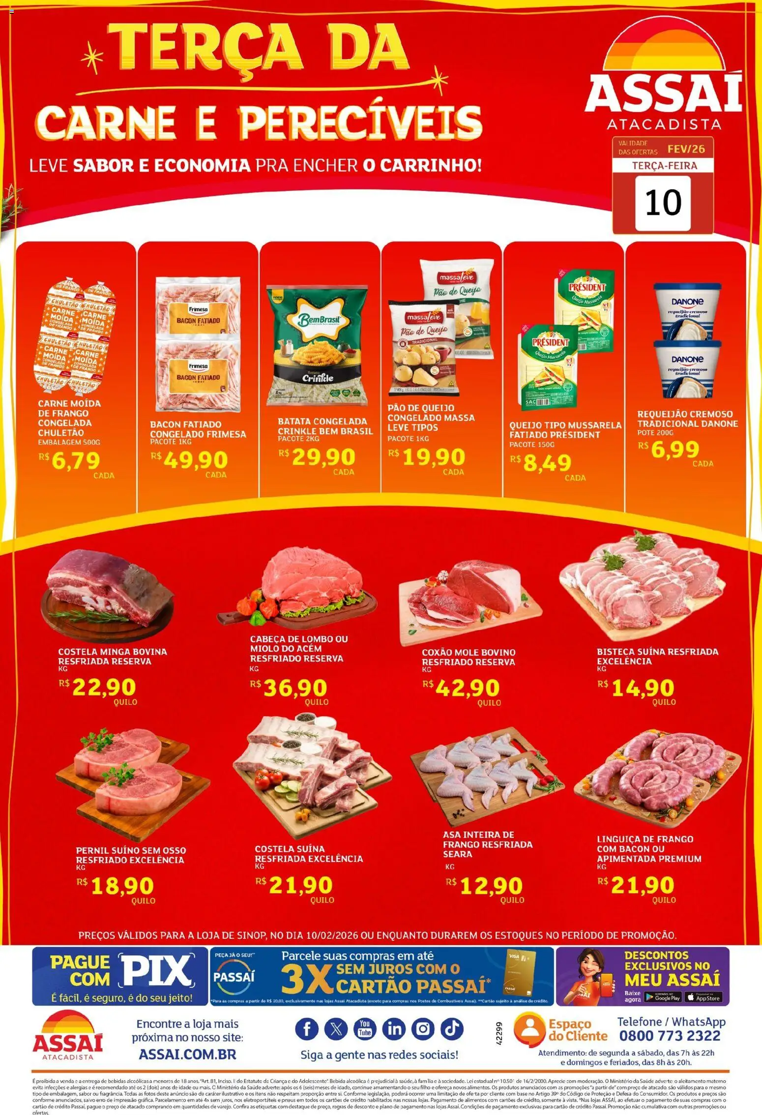 Assaí Atacadista Folheto - válido de 10.02.2026 | Página: 1