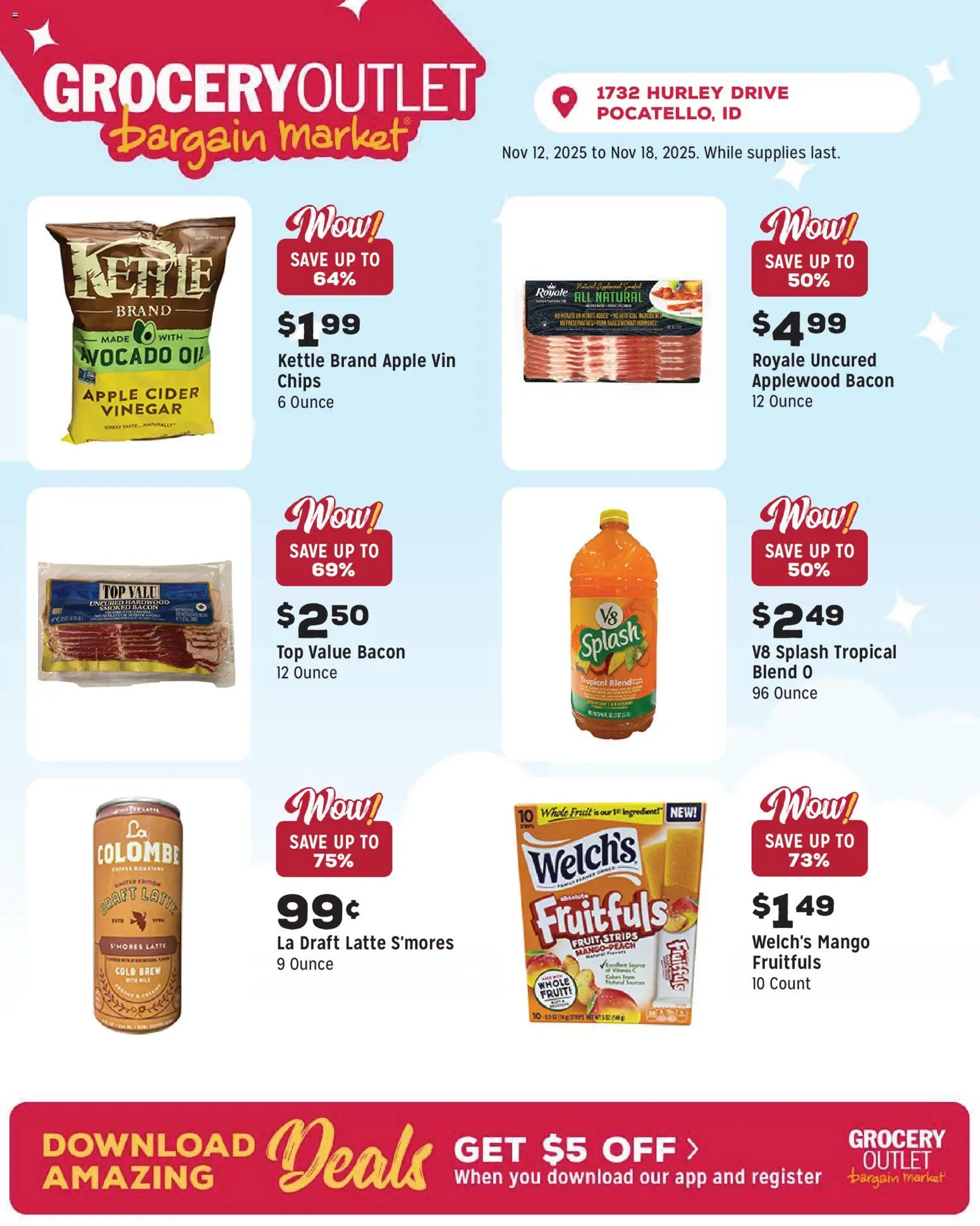 Grocery Outlet Weekly Ad - ID - valid from 12.11.2025 | Page: 7 | Products: Oil, Chips, Mango, Kettle