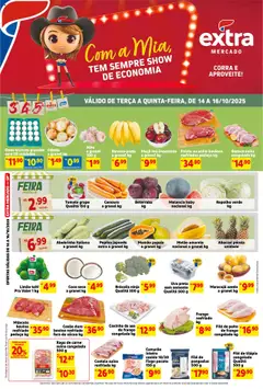 Extra - Ofertas de Mercado Terça e Quinta - Pré-Visualização do folheto da loja Extra, válido de 14.10.2025