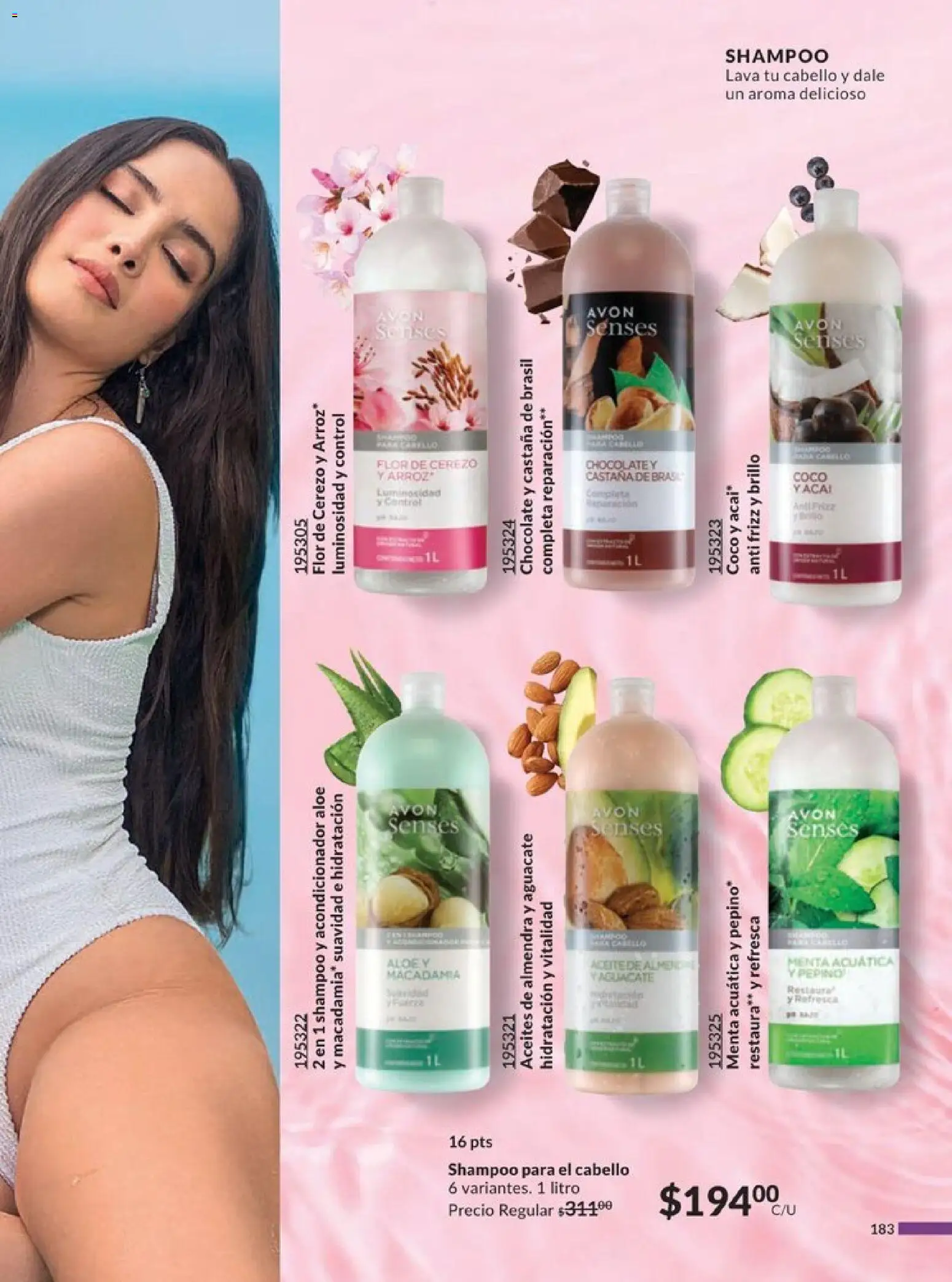 Nuevas ofertas de AVON válidas en toda la República Mexicana desde el 20.12.2025. ¡Encuentra las mejores ofertas en AVON campaña 1 2026! | Página: 192 | Productos: Aguacate, Chocolate, Arroz, Acondicionador