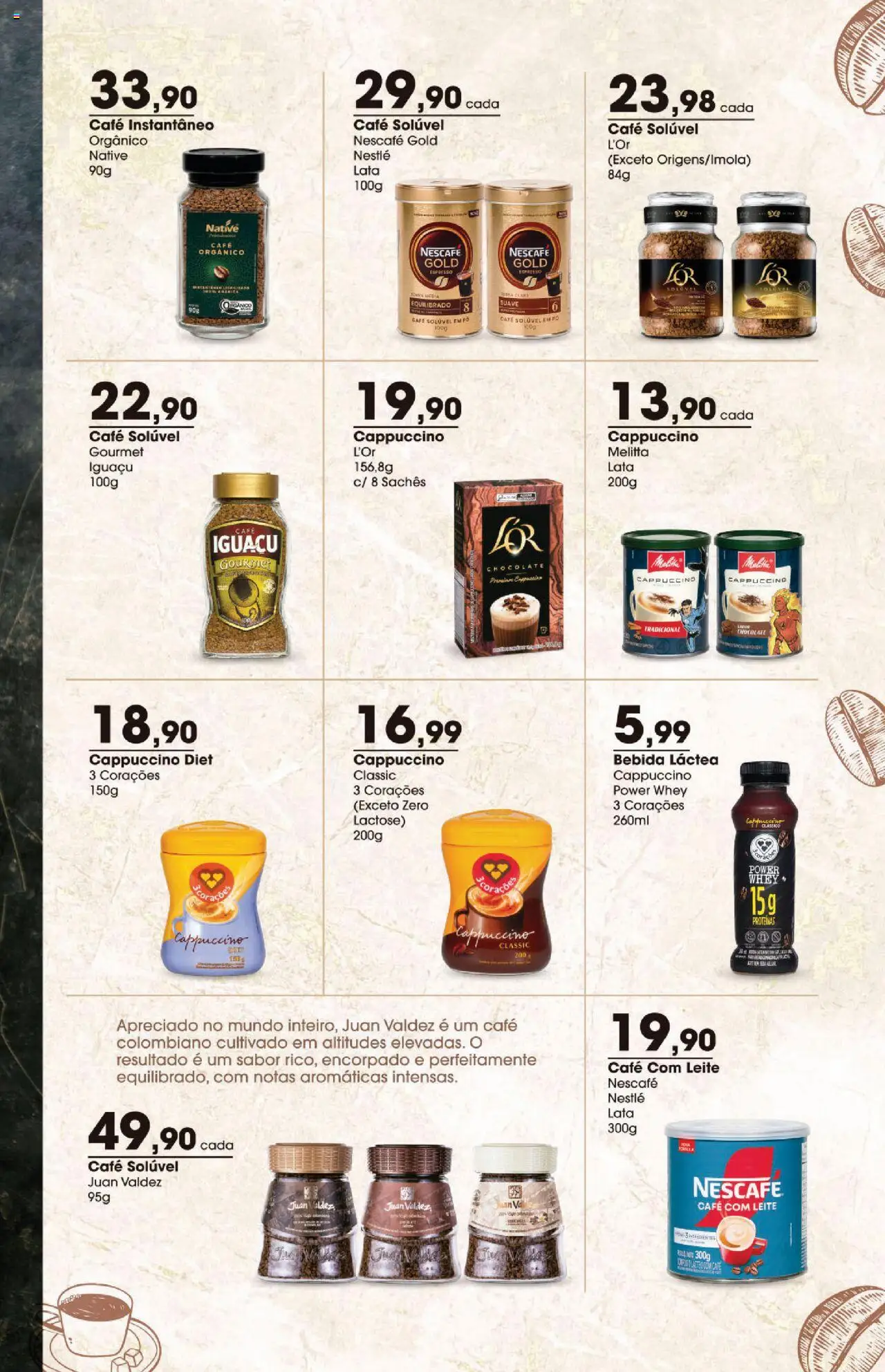 Zaffari Folheto - válido de 25.07.2025 | Página: 5 | Produtos: Pó, Leite, Café, Chocolate