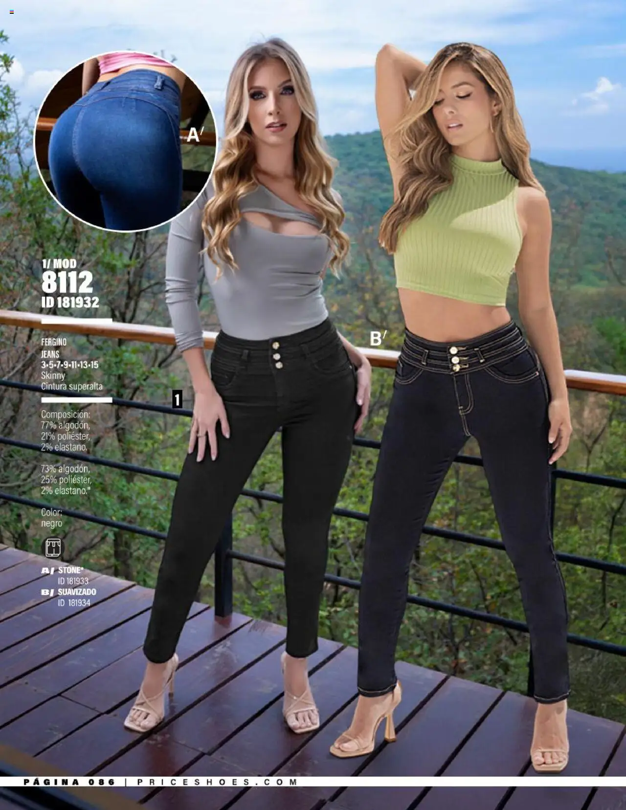 Nuevas ofertas de Price Shoes válidas en toda la República Mexicana desde el 05.08.2025. ¡Encuentra las mejores ofertas en Price Shoes - Catálogo Jeans ! | Página: 86