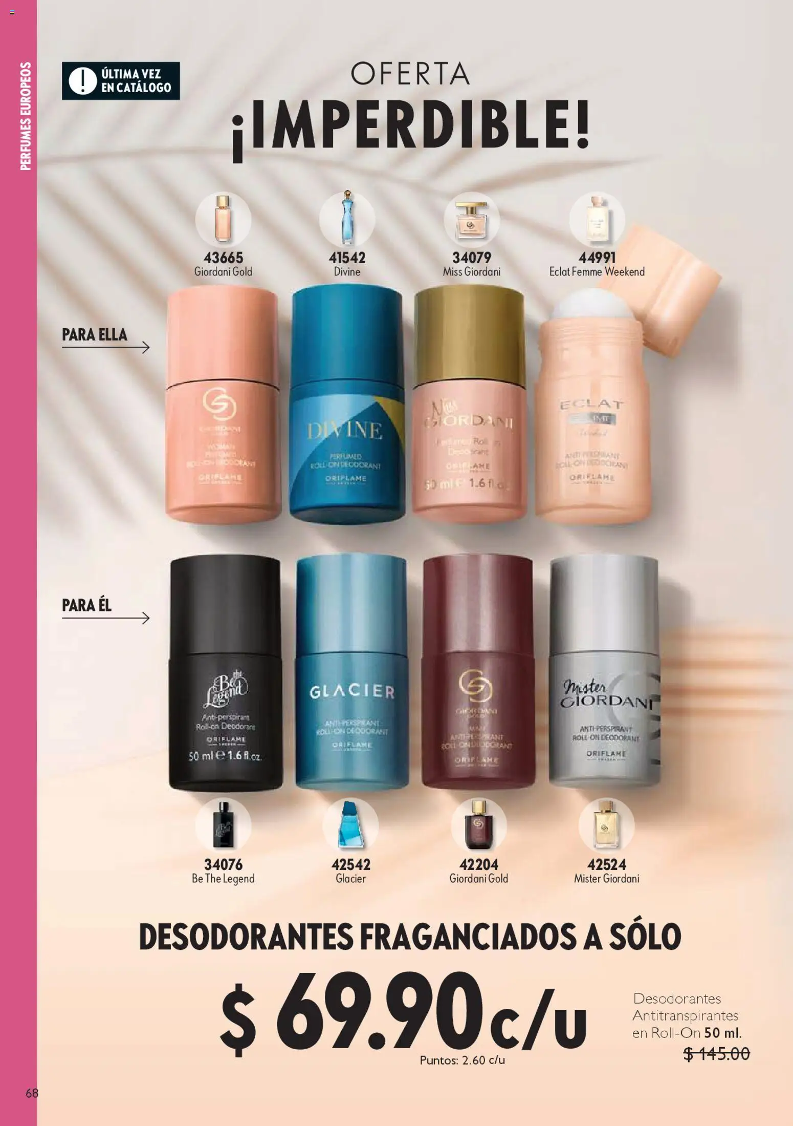 Nuevas ofertas de Oriflame válidas en toda la República Mexicana desde el 25.10.2025. ¡Encuentra las mejores ofertas en Oriflame Buen Fin! | Página: 68