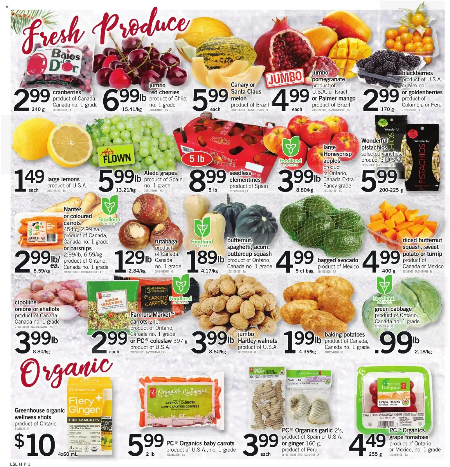 Loblaws flyer valid from 18.12.2025 | Page: 6 | Products: Potatoes, Bag, Apples, Tomatoes