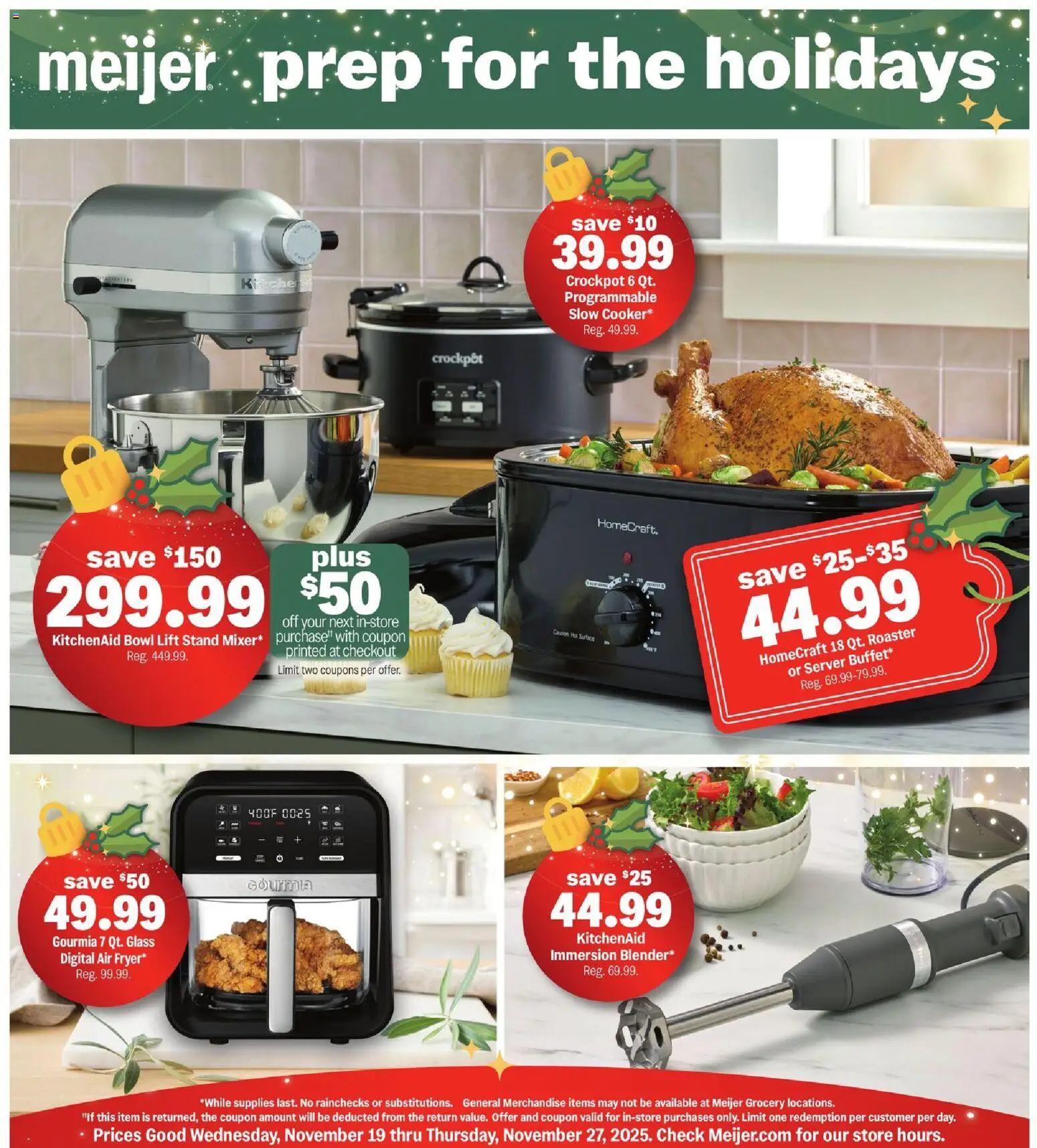 Meijer Prep for the Holidays! - valid from 19.11.2025 | Page: 1