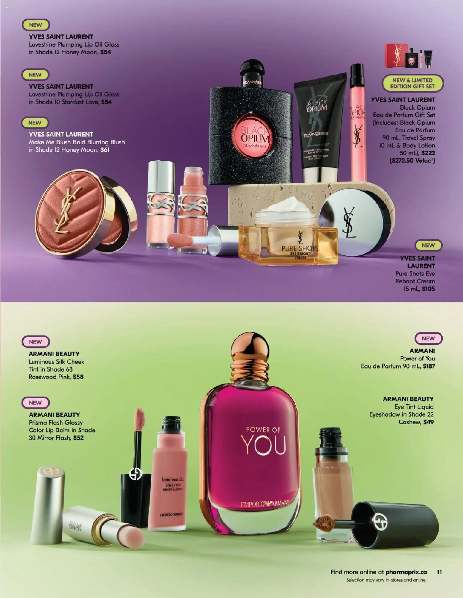 Pharmaprix flyer valid from 11.04.2026 | Page: 11 | Products: Perfume, Blush, Body lotion, Mirror