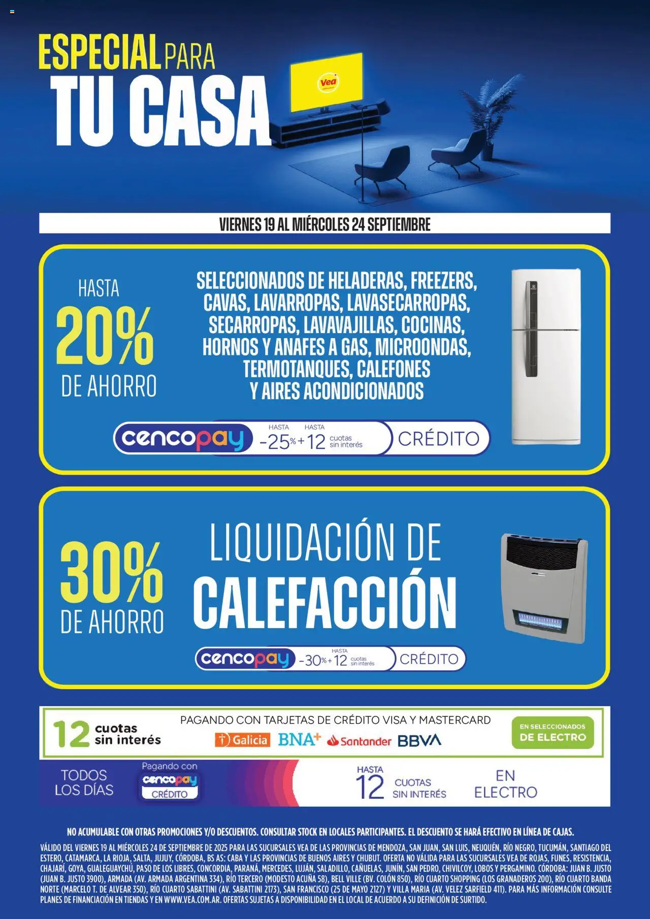 Vea - Ofertas especial para tu casa │ válido desde el 19.09.2025 | Página: 1