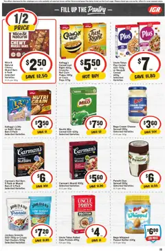 IGA catalogue - valid from 27.08.2025 | Page: 18 | Products: Butter, Granola, Seeds, Iron