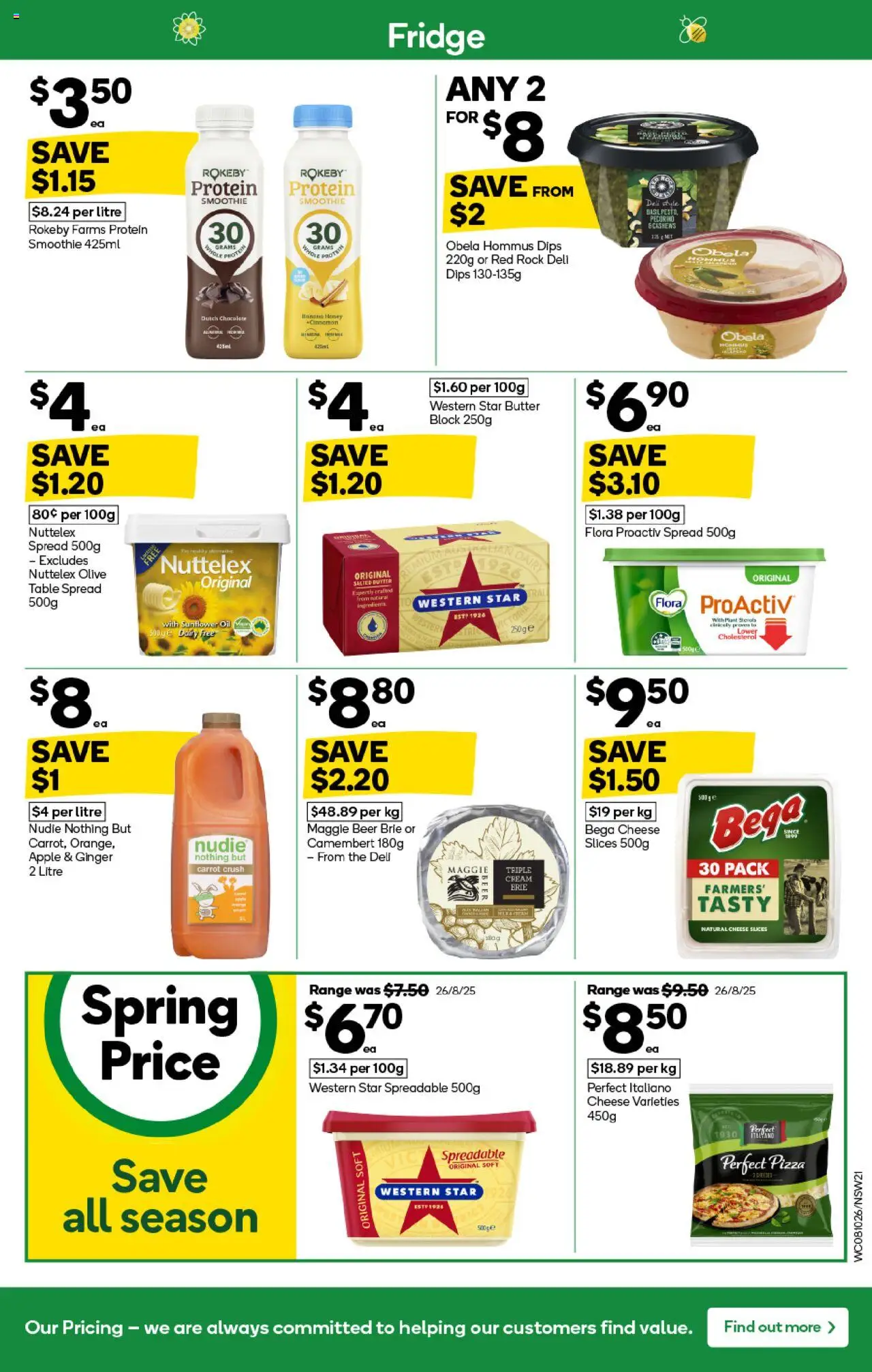 Woolworths catalogue - valid from 08.10.2025 | Page: 21 | Products: Oil, Ginger, Pizza, Fridge
