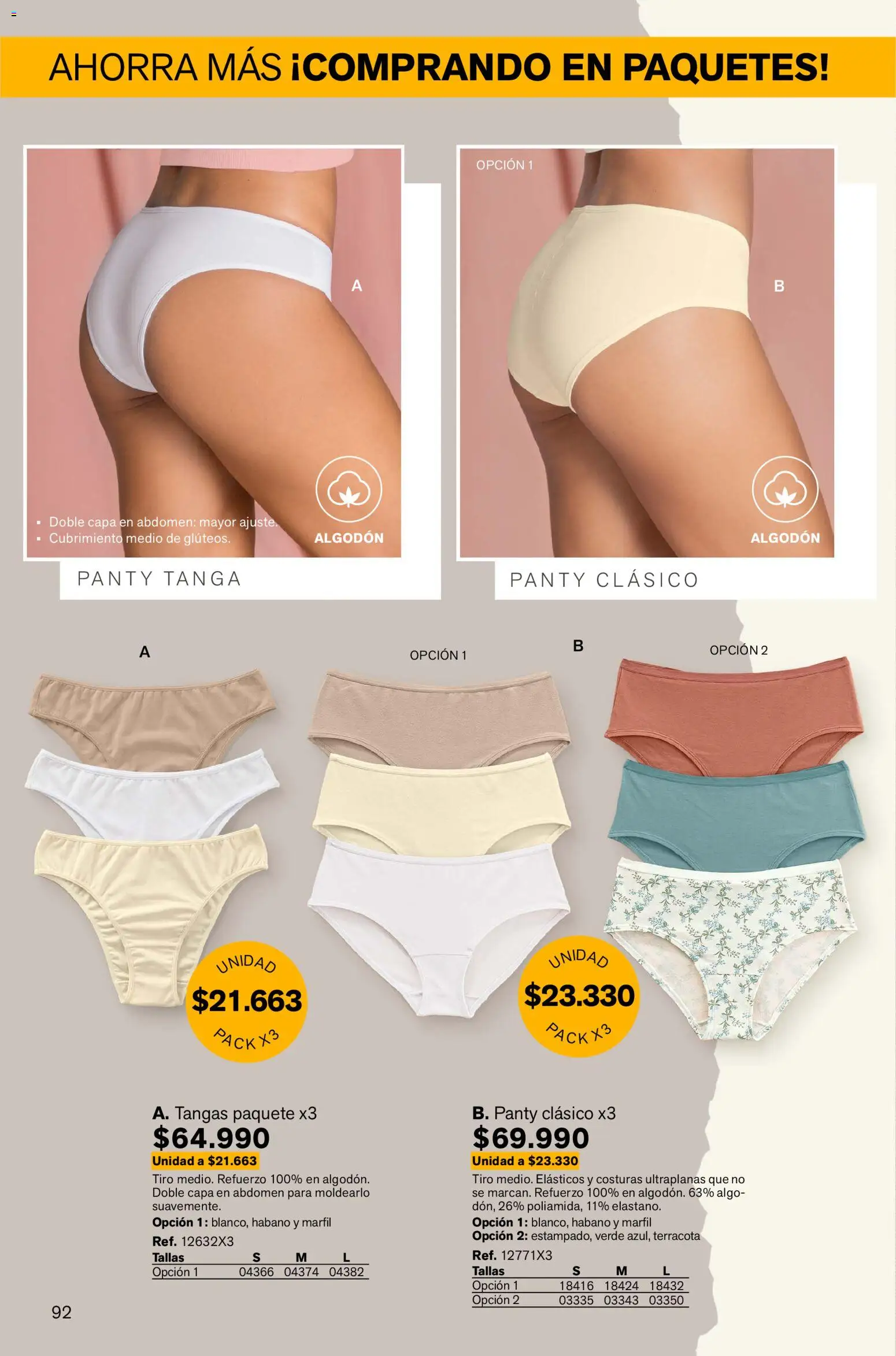 Leonisa revista - valida desde el 02.01.2026 | Página: 92 | Productos: Algodón