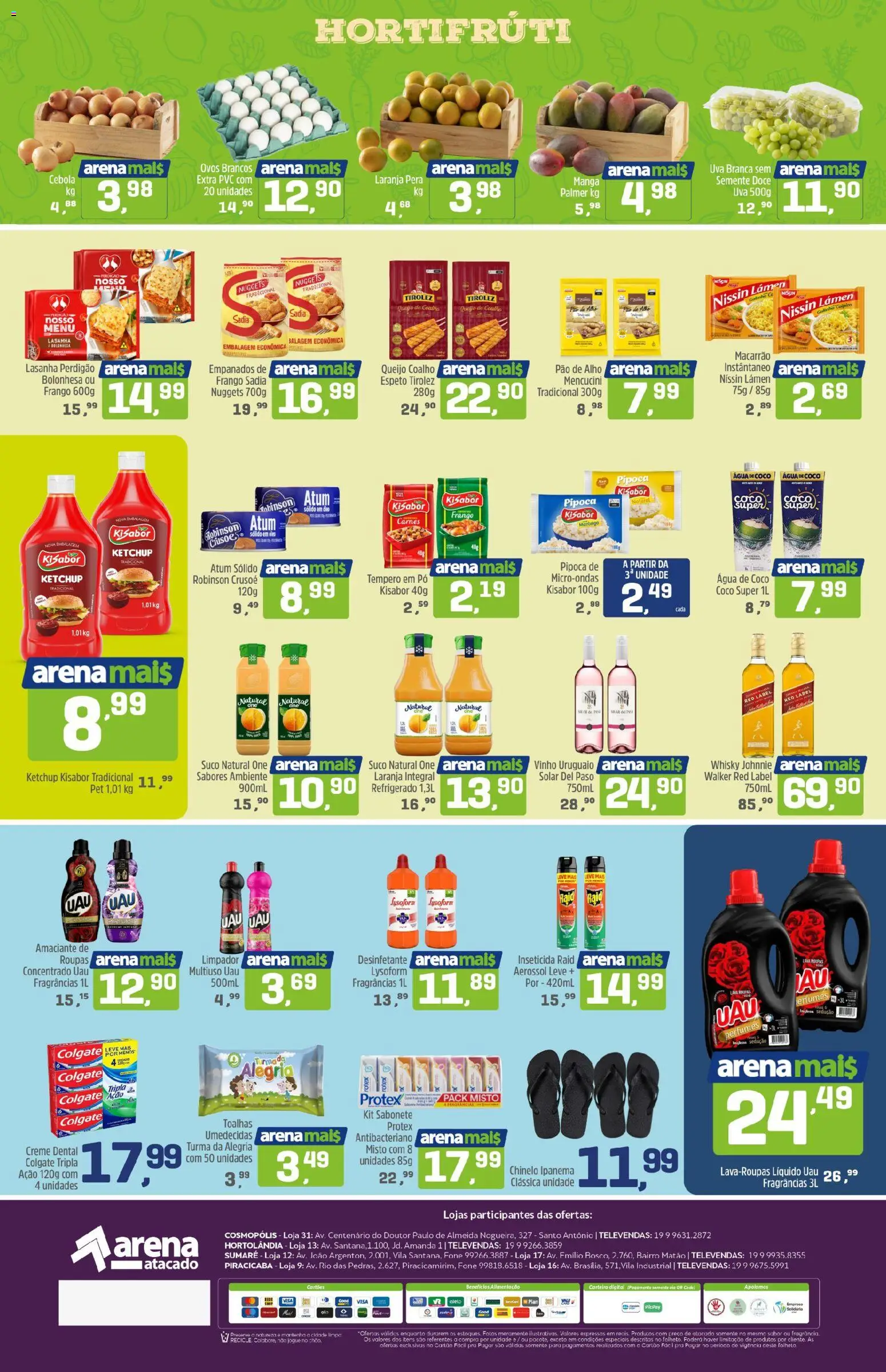 Arena Atacado Folheto - válido de 24.04.2026 | Página: 2 | Produtos: Pao de alho, Ovos, Sabonete, Pipoca