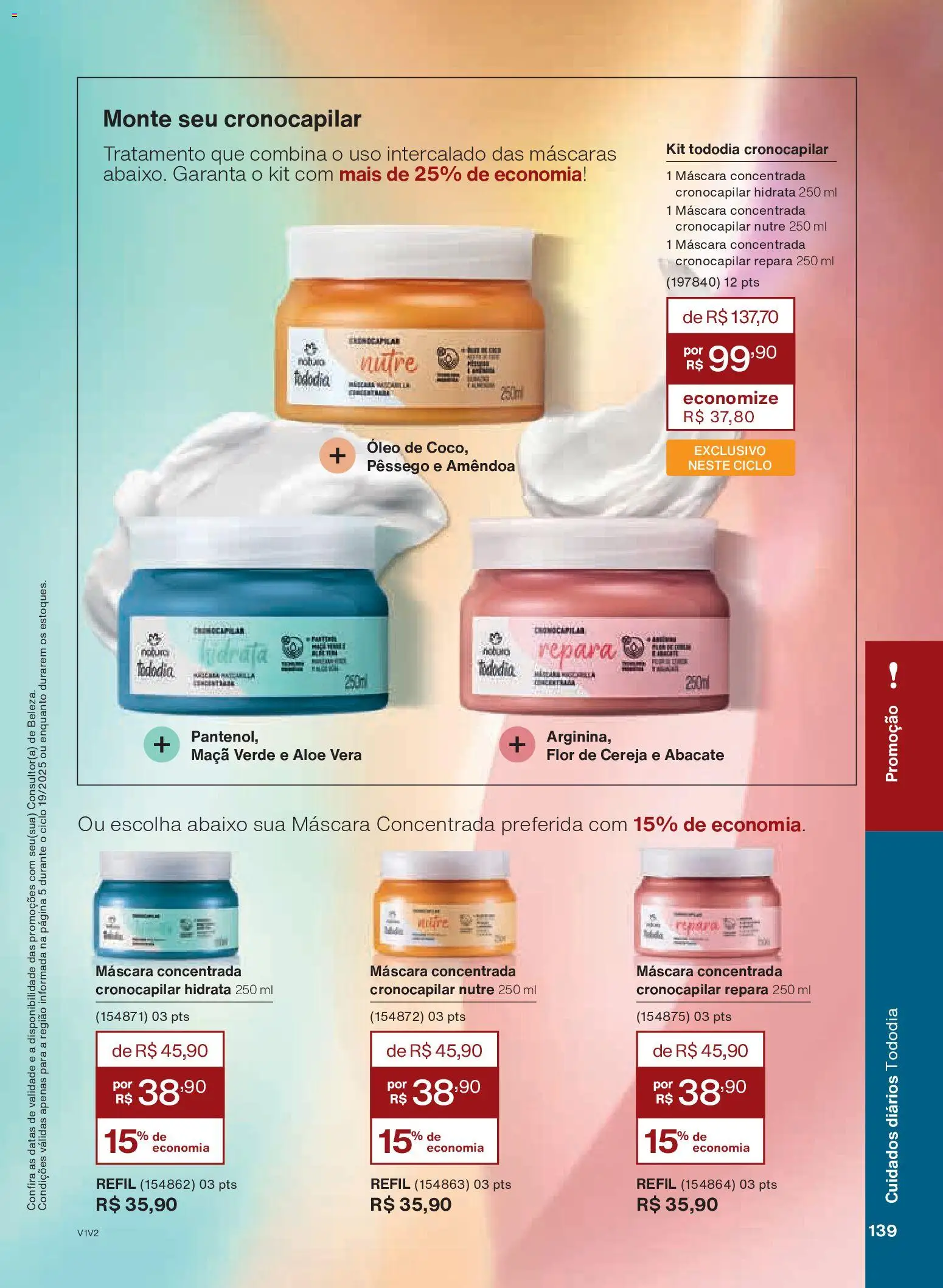 Natura Folheto - válido de 26.11.2025 | Página: 139 | Produtos: Pêssego, Cereja, Óleo