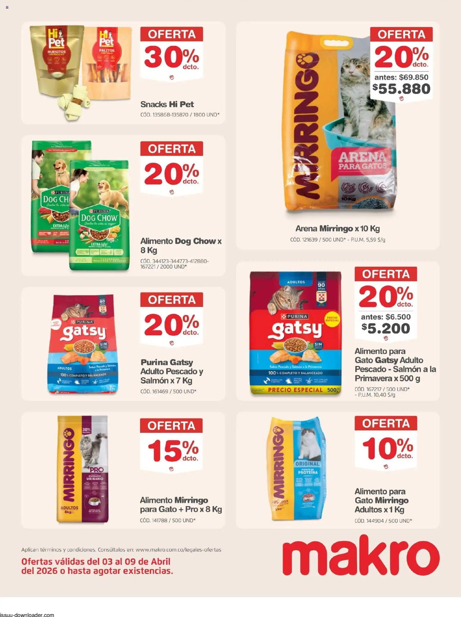 Makro revista - valida desde el 03.04.2026 | Página: 28