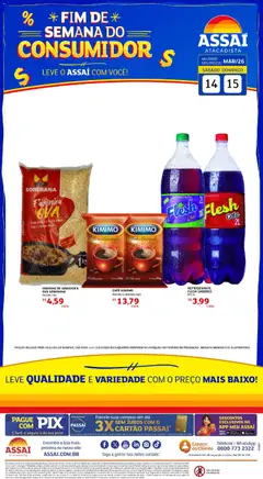 Assaí Atacadista ofertas - AM - Pré-Visualização do folheto da loja Assaí Atacadista, válido de 14.03.2026