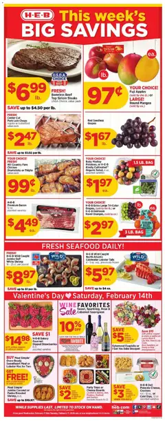 Preview of H-E-B weekly ads valid from 11.02.2026